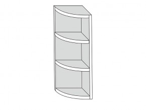 19.30.0р Полка угловая (h=913) радиусная  ЛДСП УНИ в Кировграде - kirovgrad.magazin-mebel74.ru | фото