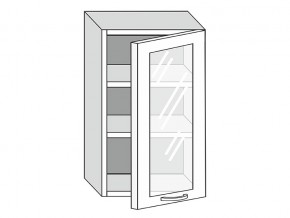 19.50.3 Шкаф настенный (h=913) на 500мм с 1-ой стекл. дверцей в Кировграде - kirovgrad.magazin-mebel74.ru | фото