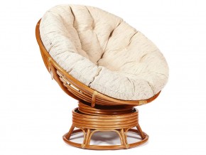 Кресло-качалка Papasan w 23/01 B с подушкой Cognac, ткань Старт в Кировграде - kirovgrad.magazin-mebel74.ru | фото