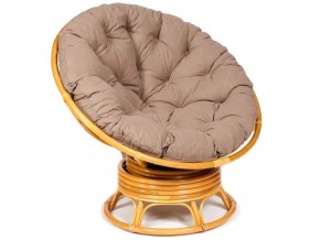 Кресло-качалка Papasan w 23/01 B с подушкой Honey, экошерсть Коричневый в Кировграде - kirovgrad.magazin-mebel74.ru | фото