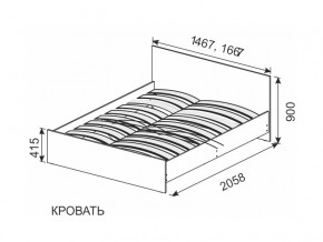 Кровать 1600х2000 ортопедическое основание в Кировграде - kirovgrad.magazin-mebel74.ru | фото