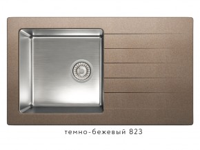 Мойка комбинированная Tolero twist TTS-860 Темно-бежевый 82 в Кировграде - kirovgrad.magazin-mebel74.ru | фото