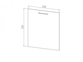 П 60 Комплект для посудомоечной машины 600 мм (цоколь + фасад) ЛДСП в Кировграде - kirovgrad.magazin-mebel74.ru | фото