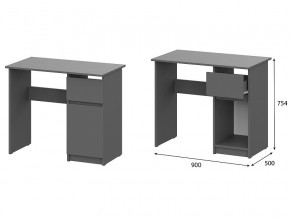 Стол письменный 900 Денвер Графит серый в Кировграде - kirovgrad.magazin-mebel74.ru | фото